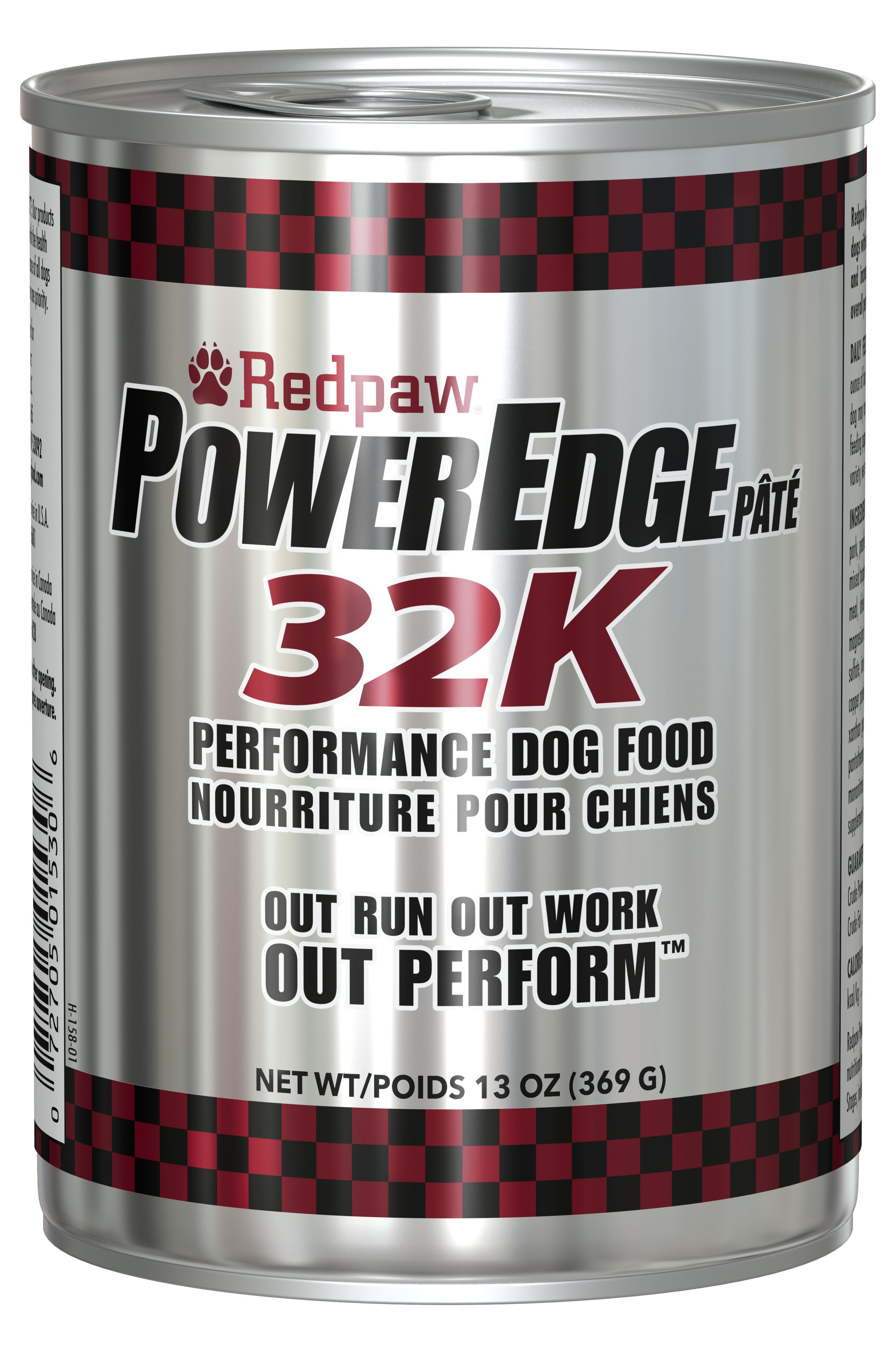 Redpaw PowerEdge Pate 32K Can - Performance Dog Food